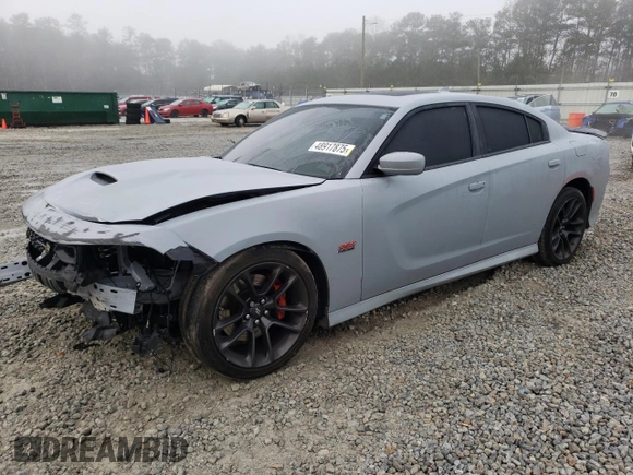 2021 Dodge Charger Scat Pack Widebody with VIN 2C3CDXGJ2MH519405, listed as a Copart auction lot 48917875 with 69,436 mi miles and Salvage Title. Bid and sale history available at carsss.com. Image 1.