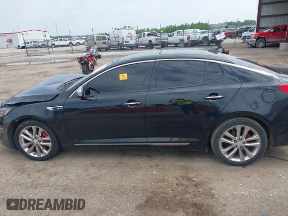 2014 Kia Optima SX Turbo with VIN 5XXGR4A65EG276131, listed as a IAAI auction lot 42429004 with 136,766 mi miles and . Bid and sale history available at DreamBid. Image 14.