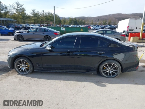 2023 Genesis G70 2.0T z VIN KMTG34TA1PU122551, wystawiony jako IAAI lot #41474272 z przebiegiem 38 964 mil mil oraz . Historia ofert i sprzedaży dostępna na DreamBid. Obrazek 14.