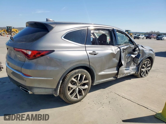 2022 Acura MDX Technology z VIN 5J8YD9H43NL012136, wystawiony jako Copart lot #45752875 z przebiegiem Nie podano mil oraz Szkoda całkowita • Salvage title. Historia ofert i sprzedaży dostępna na DreamBid. Obrazek 3.