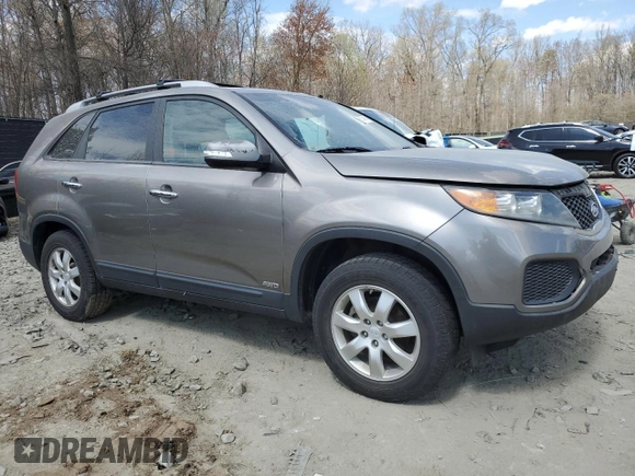 2011 Kia Sorento LX with VIN 5XYKTDA24BG119996, listed as a Copart auction lot 49554495 with 119,993 mi miles and Salvage Title. Bid and sale history available at carsss.com. Image 4.