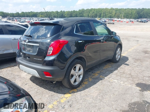 2016 Buick Encore with VIN KL4CJASB8GB662304, listed as a IAAI auction lot 38431076 with 118,383 mi miles. Bid and sale history available at carsss.com. Image 4.