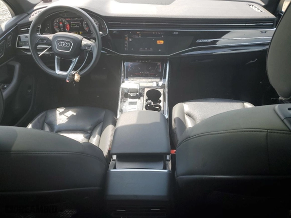 2021 Audi Q7 Premium with VIN WA1AXAF72MD016767, listed as a Copart auction lot 57398404 with 44,465 mi miles and Salvage Title. Bid and sale history available at carsss.com. Image 8.