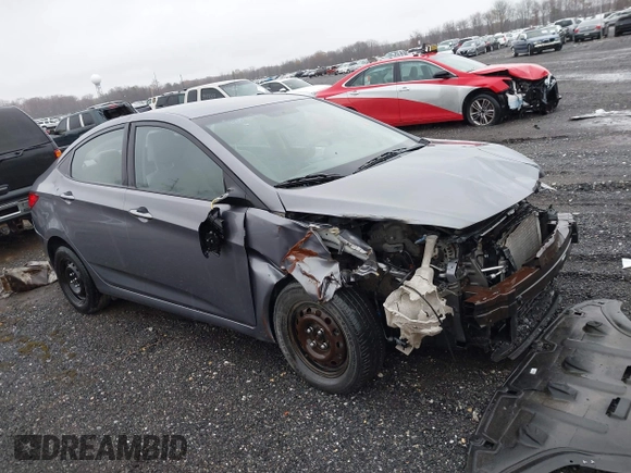 2017 Hyundai Accent SE with VIN KMHCT4AEXHU286686, listed as a IAAI auction lot 40889036 with 61,380 mi miles. Bid and sale history available at carsss.com. Image 1.