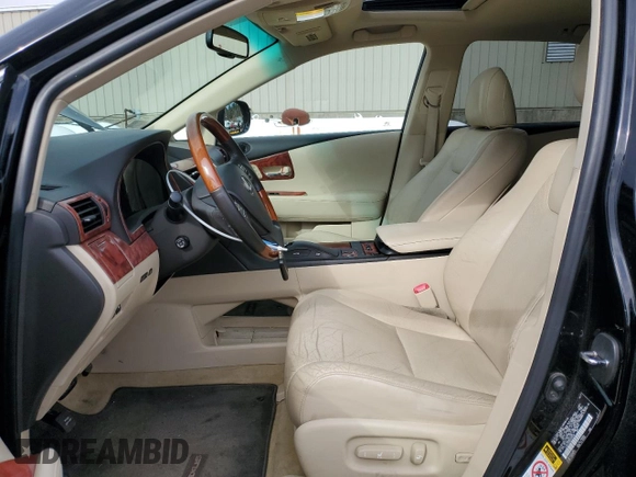 2011 Lexus RX 450h with VIN JTJBC1BA8B2043548, listed as a Copart auction lot 50727405 with 157,839 mi miles and Salvage Title. Bid and sale history available at DreamBid. Image 7.
