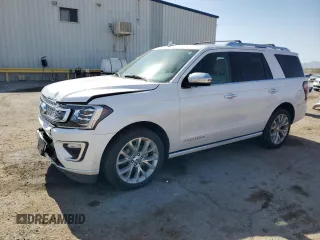 2019 Ford Expedition Platinum с VIN 1FMJU1MT7KEA37860, выставлен на аукционе Copart как лот 60339565 с пробегом 91 377 миль миль и Списание • Salvage title. История ставок и продаж доступна на DreamBid. Изображение 1.