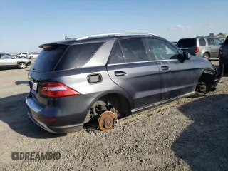 2013 Mercedes-Benz M 350 with VIN 4JGDA5JB6DA144983, listed as a Copart auction lot 48931215 with Not Provided miles and Salvage Title. Bid and sale history available at DreamBid. Image 3.