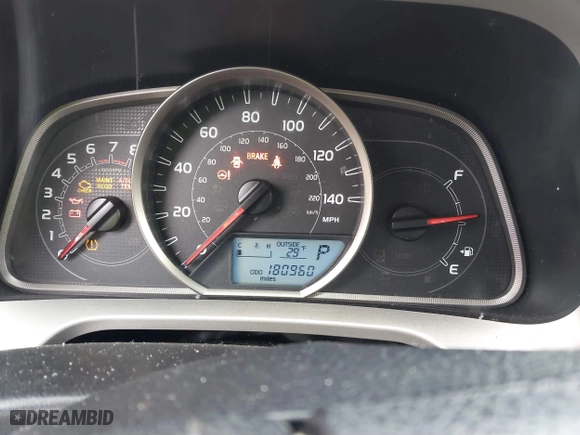 2014 Toyota RAV4 LE with VIN JTMBFREVXED062425, listed as a IAAI auction lot 41602971 with 180,960 mi miles. Bid and sale history available at carsss.com. Image 7.
