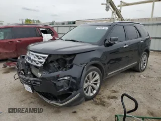 2018 Ford Explorer Limited z VIN 1FM5K7FH2JGC93409, wystawiony jako Copart lot #54525715 z przebiegiem 73 528 mil mil oraz Szkoda całkowita • Salvage title. Historia ofert i sprzedaży dostępna na DreamBid. Obrazek 1.