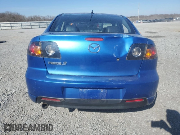 2005 Mazda 3 s with VIN JM1BK323651235631, listed as a Copart auction lot 47017205 with Not Provided miles and Salvage Title. Bid and sale history available at carsss.com. Image 6.