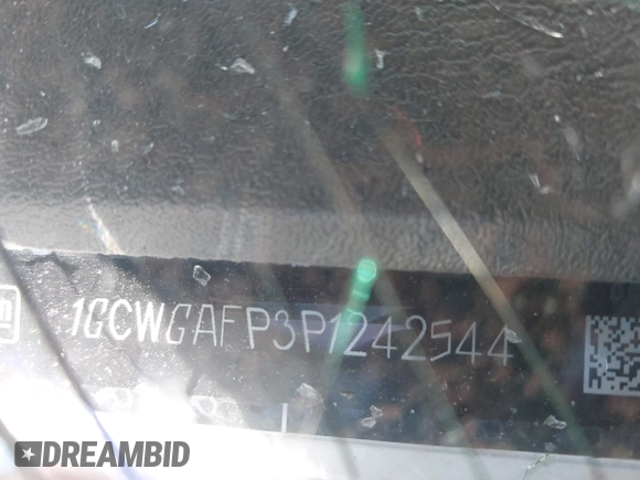 2023 Chevrolet Express Cargo с VIN 1GCWGAFP3P1242544, выставлен на аукционе IAAI как лот 40611464 с пробегом 32 464 миль миль и . История ставок и продаж доступна на DreamBid. Изображение 9.