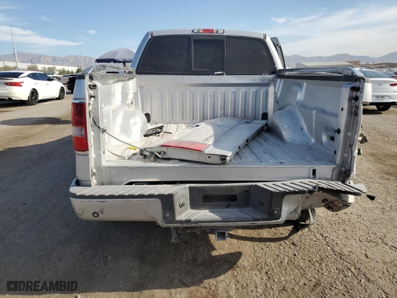 2008 Lincoln Mark LT with VIN 5LTPW16568FJ00163, listed as a Copart auction lot 66119444 with 150,854 mi miles and Salvage Title. Bid and sale history available at carsss.com. Image 6.