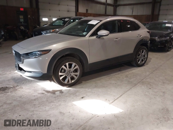 2023 Mazda CX-30 2.5 S Premium Package with VIN 3MVDMBDM1PM548108, listed as a IAAI auction lot 41401377 with 13,402 mi miles. Bid and sale history available at carsss.com. Image 2.