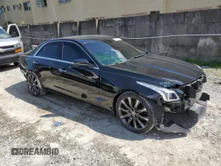 2017 Cadillac CTS Sedan Luxury RWD with VIN 1G6AR5SX9H0208376, listed as a Copart auction lot 70767664 with 76,760 mi miles and Salvage Title. Bid and sale history available at carsss.com. Image 4.