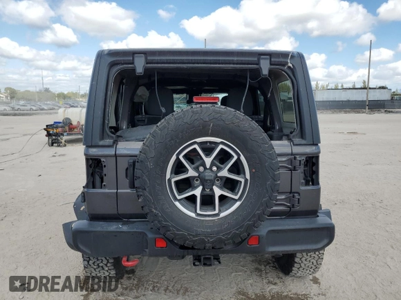 2024 Jeep Wrangler Rubicon z VIN 1C4PJXFG6RW261748, wystawiony jako Copart lot #44166485 z przebiegiem 7 911 mil mil oraz Szkoda całkowita • Salvage title. Historia ofert i sprzedaży dostępna na DreamBid. Obrazek 6.