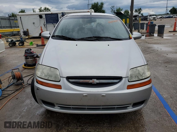 2006 Chevrolet Aveo LS with VIN KL1TD566X6B554368, listed as a Copart auction lot 61682645 with 97,701 mi miles and Salvage title. Bid and sale history available at DreamBid. Image 5.
