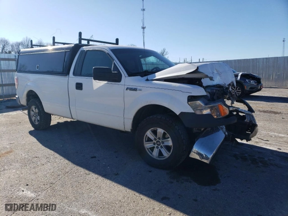 2014 Ford F-150 XL with VIN 1FTNF1EF7EKE54765, listed as a Copart auction lot 83306824 with 340,128 mi miles and Salvage Title. Bid and sale history available at carsss.com. Image 4.