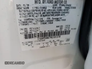 2009 Ford Taurus SEL with VIN 1FAHP24W79G101278, listed as a Copart auction lot 83565524 with 245,887 mi miles and Salvage Title. Bid and sale history available at carsss.com. Image 14.