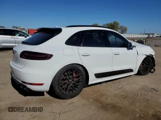 2018 Porsche Macan GTS with VIN WP1AG2A55JLB61657, listed as a Copart auction lot 76485304 with Not Provided miles and Salvage Title. Bid and sale history available at DreamBid. Image 3.