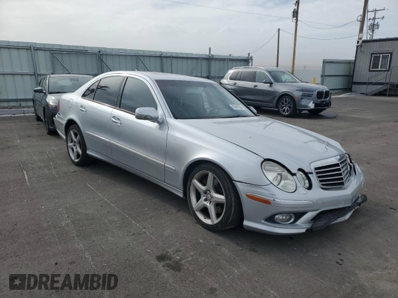 2009 Mercedes-Benz E 350 Luxury with VIN WDBUF87X69B392905, listed as a Copart auction lot 43645285 with Not Provided miles and Salvage Title. Bid and sale history available at DreamBid. Image 4.