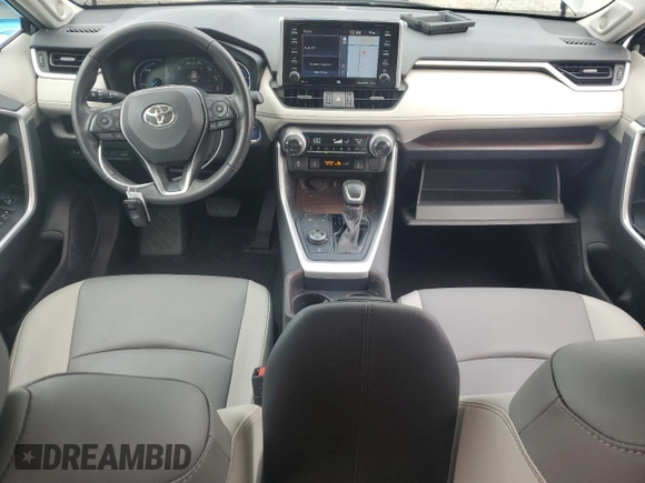 2020 Toyota RAV4 Hybrid Limited with VIN 2T3DWRFV0LW075076, listed as a Copart auction lot 52705445 with 45,236 mi miles and Salvage Title. Bid and sale history available at carsss.com. Image 8.