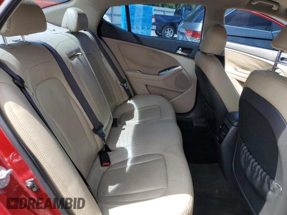 2011 Kia Optima EX z VIN KNAGN4A74B5119658, wystawiony jako Copart lot #56849105 z przebiegiem 117 269 mil mil oraz Szkoda całkowita • Salvage title. Historia ofert i sprzedaży dostępna na DreamBid. Obrazek 10.