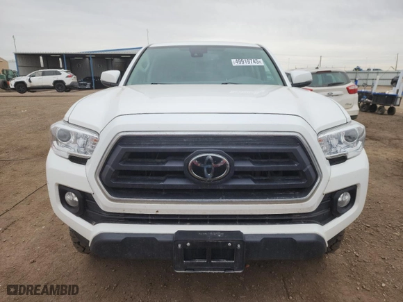 2021 Toyota Tacoma 4WD SR with VIN 3TMCZ5AN0MM397660, listed as a Copart auction lot 49919745 with 47,752 mi miles and Salvage Title. Bid and sale history available at carsss.com. Image 5.