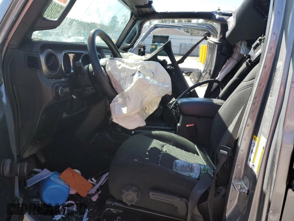 2020 Jeep Wrangler Unlimited Sport with VIN 1C4HJXDN9LW155470, listed as a Copart auction lot 50801215 with Not provided miles and Salvage title. Bid and sale history available at DreamBid. Image 7.