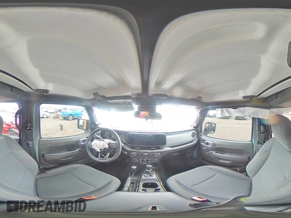 2024 Jeep Wrangler Sport S with VIN 1C4PJXDG1RW305304, listed as a Copart auction lot 57555635 with 5,705 mi miles and Salvage title. Bid and sale history available at DreamBid. Image 16.