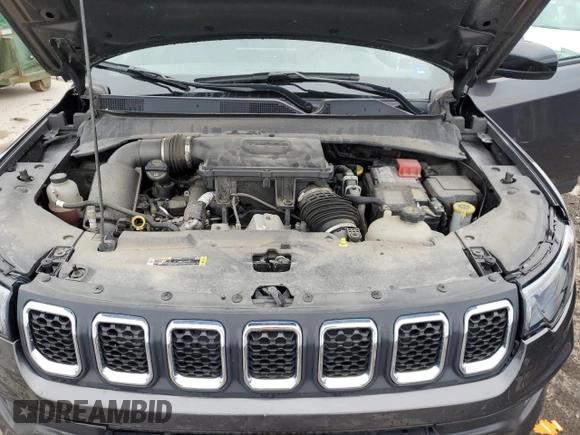 2023 Jeep Compass Latitude Lux с VIN 3C4NJDFN6PT504143, выставлен на аукционе Copart как лот 55093255 с пробегом 60 834 миль миль и Списание • Salvage title. История ставок и продаж доступна на DreamBid. Изображение 12.