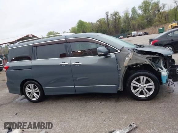 2012 Nissan Quest SL with VIN JN8AE2KP0C9043348, listed as a IAAI auction lot 41996448 with 114,667 mi miles and . Bid and sale history available at carsss.com. Image 14.