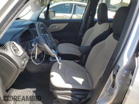 2017 Jeep Renegade Sport with VIN ZACCJAAB2HPF93866, listed as a Copart auction lot 50313915 with 82,444 mi miles and Salvage Title. Bid and sale history available at DreamBid. Image 7.