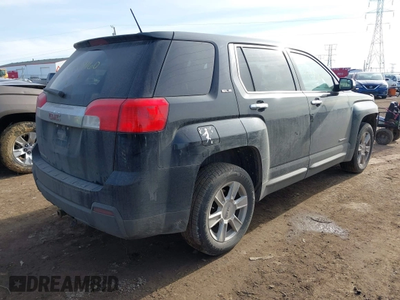 2013 GMC Terrain SLE with VIN 2GKALMEK7D6433734, listed as a IAAI auction lot 41509160 with 164,758 mi miles. Bid and sale history available at carsss.com. Image 4.