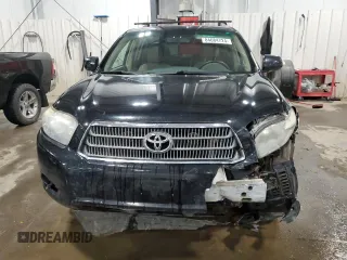 2010 Toyota Highlander Hybrid with VIN JTEBW3EH7A2041735, listed as a Copart auction lot 84684724 with 126,190 mi miles and Salvage Title. Bid and sale history available at carsss.com. Image 5.