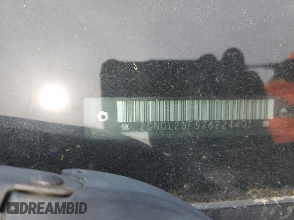 2007 Chevrolet Equinox LS with VIN 2CNDL23F576224401, listed as a Copart auction lot 53612935 with 213,087 mi miles and Salvage Title. Bid and sale history available at DreamBid. Image 13.