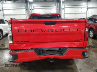 2021 Chevrolet Silverado 1500 RST with VIN 1GCUYEET1MZ132633, listed as a Copart auction lot 42804675 with 0 mi miles and Non Repairable. Bid and sale history available at carsss.com. Image 6.