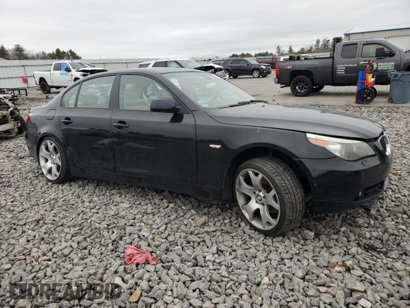 2006 BMW 5 Series 530xi with VIN WBANF73596CC34522, listed as a Copart auction lot 84189884 with Not Provided miles and Salvage Title. Bid and sale history available at DreamBid. Image 4.