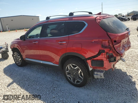 2023 Hyundai Santa Fe Hybrid SEL Premium with VIN 5NMS3DA16PH011481, listed as a Copart auction lot 72386814 with 9,759 mi miles and Salvage Title. Bid and sale history available at carsss.com. Image 2.