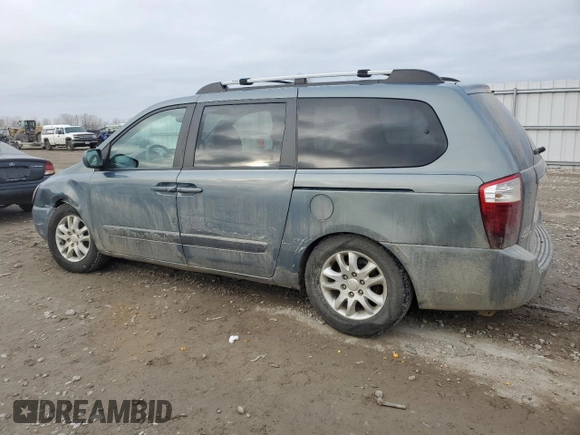 2008 Kia Sedona EX with VIN KNDMB233586209143, listed as a Copart auction lot 84625874 with 210,206 mi miles and Non Repairable. Bid and sale history available at carsss.com. Image 2.