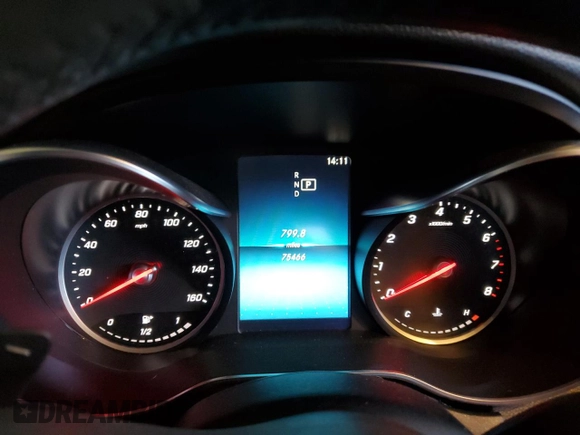 2019 Mercedes-Benz C 300 with VIN WDDWF8DB4KR462407, listed as a Copart auction lot 52336005 with 75,466 mi miles and Salvage Title. Bid and sale history available at DreamBid. Image 9.