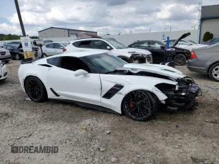 2015 Chevrolet Corvette Z06 2LZ with VIN 1G1YR2D67F5606760, listed as a Copart auction lot 65966274 with 37,287 mi miles and Non Repairable. Bid and sale history available at carsss.com. Image 4.