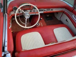 1956 Ford Thunderbird with VIN P6FH249214, listed as a Copart auction lot 72166474 with 91,315 mi miles and Clean Title. Bid and sale history available at DreamBid. Image 8.