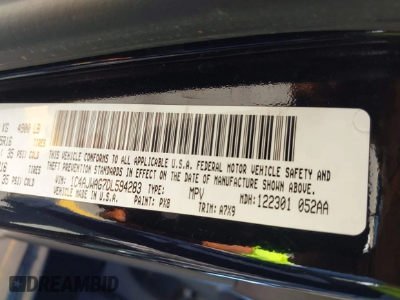 2013 Jeep Wrangler Sport с VIN 1C4AJWAG7DL594283, выставлен на аукционе IAAI как лот 42609762 с пробегом 155 291 миль миль и . История ставок и продаж доступна на DreamBid. Изображение 9.