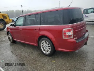 2013 Ford Flex SEL with VIN 2FMGK5C85DBD10846, listed as a Copart auction lot 51820705 with 166,433 mi miles and Salvage Title. Bid and sale history available at carsss.com. Image 2.