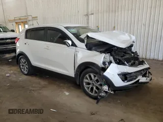 2016 Kia Sportage LX with VIN KNDPBCAC3G7814194, listed as a Copart auction lot 50263005 with 136,570 mi miles and Salvage Title. Bid and sale history available at carsss.com. Image 4.