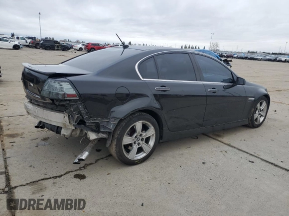 2009 Pontiac G8 GT with VIN 6G2EC57Y09L189449, listed as a Copart auction lot 85825704 with 82,596 mi miles and Salvage Title. Bid and sale history available at carsss.com. Image 3.