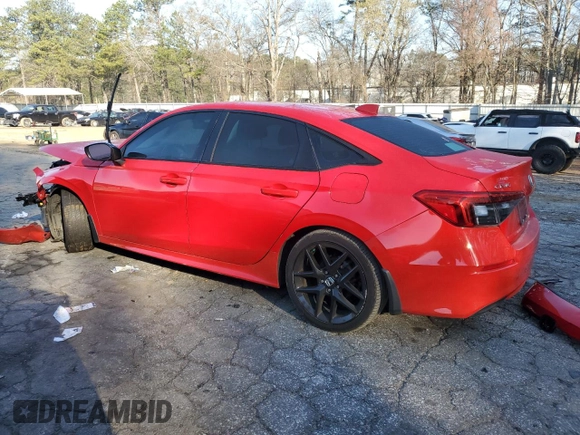 2022 Honda Civic Sport with VIN 2HGFE2F59NH535035, listed as a Copart auction lot 48708775 with Not Provided miles and Salvage Title. Bid and sale history available at carsss.com. Image 2.