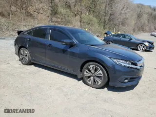 2018 Honda Civic Sedan EX-T with VIN JHMFC1F38JX030332, listed as a Copart auction lot 53783835 with 58,968 mi miles and Salvage Title. Bid and sale history available at carsss.com. Image 4.