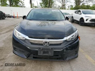 2017 Honda Civic LX with VIN 19XFC2F51HE033270, listed as a Copart auction lot 53143385 with 56,311 mi miles and Salvage Title. Bid and sale history available at DreamBid. Image 5.