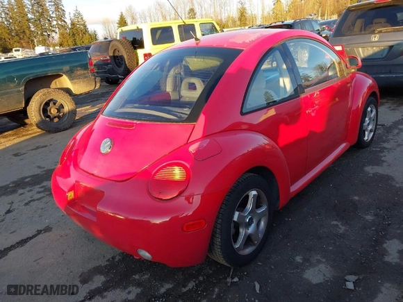 1998 Volkswagen New Beetle with VIN 3VWBB61C4WM010547, listed as a IAAI auction lot 41517024 with NaN miles. Bid and sale history available at carsss.com. Image 4.
